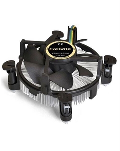 Устройство охлаждения(кулер) EX283279RUS, 4-pin, 90мм, черный, retail Exegate