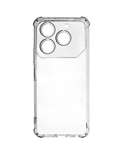 Чехол (клип-кейс) CC02, для Tecno Pova 6 Neo, противоударный, прозрачный Péro