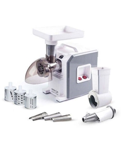 Мясорубка М43.02, белый / серый Аксион