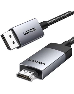 Кабель аудио-видео UGREEN DP119, HDMI (m) - DisplayPort (m), 2м, черный Ugreen