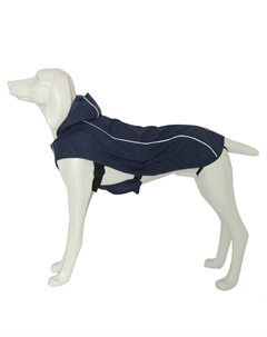 Outdoor попона со светоотражающей полоской Navy (Черная, 4XL, Унисекс) Триол