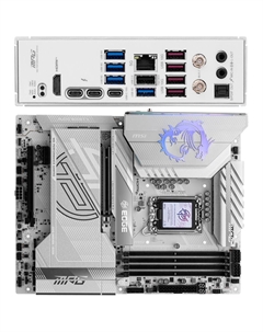 Материнская плата MSI MPG Z890 Edge Ti WiFi Z890 Soc-1851 4xDDR5, 4xSATA3, RAID, 5хM.2, 2xPCI-E16x, 8xUSB3.2, 3xUSB3.2 Type C, DP, HDMI, WiFi, 5Glan, ATX Msi