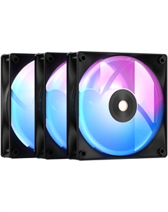Вентилятор 120x120 Ocypus Delta F12 BK ARGB 3 in 1 (3-Pack)