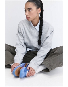 Свитшот укороченный базовый из футера Befree