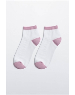 Носки короткие с контрастными вставками Befree