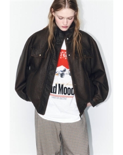 Куртка-бомбер с вареным эффектом Befree