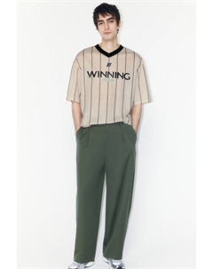 Брюки-бананы костюмные с резинкой на поясе Befree