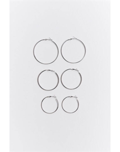 Серьги-кольца в наборе (3 пары) Befree