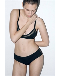 Трусы-слипы гладкие с сетчатой вставкой Befree