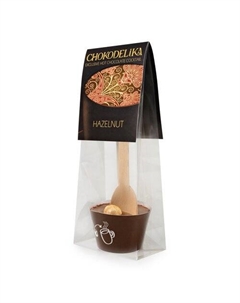 Шоколад молочный ореховый с украшением Фундук, 50 гр Chokodelika