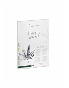 Альбом-склейка для набросков Hahnem?hle "Hemp Sketch" A5 80 л 80 г, волокна конопли 60% и хлопок 40 Hahnemuhle fineart