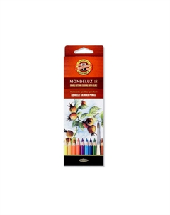 Набор карандашей акварельных Koh-I-Noor "Mondeluz" 18 цв в картон кор Koh-i-noor