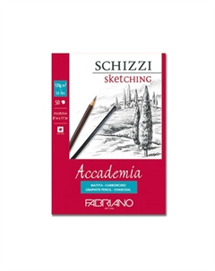 Блокнот для эскизов на спирали "Accademia sketching" 29,7х42 см 50 л 120 г Fabriano