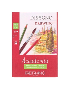 Блокнот-склейка для графики "Accademia" А5 30 л 200 г Fabriano