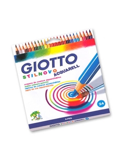 Набор карандашей акварельных Giotto "Stilnovo" 24 цв в картоне Fila
