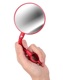 Зеркало велосипедное детское, цвет красный, VM-KD 09 red Vinca sport