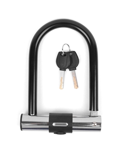 Замок велосипедный, скоба с держателем 130*195мм, VS 8115 Vinca sport