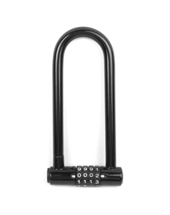 Замок велосипедный, кодовый, скоба 88*185мм, инд.уп. VS 8118 Vinca sport