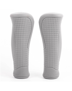 Грипсы велосипедные, резиновые, серые, инд. упаковка, H-G 67 grey Vinca sport