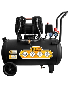 Компрессор электрический безмасляный (PAC50-C1) 15кВт, 206 л/мин, 50л, 2 выхода европерех. P.i.t.