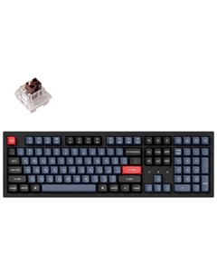 Беспроводная механическая клавиатура Keychron QMK, K10 Pro, 108 клавиш, Hot-Swap, Keychron K pro Brown Switch