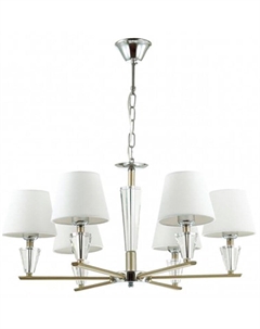 Люстра подвесная LORAINE, хром, золотой (3733/6) Lumion