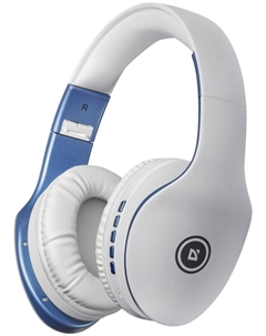 Беспроводные наушники Defender FreeMotion B 525 белый синий 63526