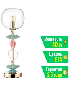 Настольная лампа CLASSIC BIZET/золото/разноцветный (4855/1T) Odeon light