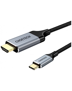 Кабель Choetech CH0021-BK, USB Type C-HDMI, 4К@60Гц, нейлоновая оплетка, 2 м