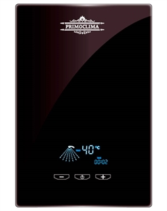 Водонагреватель проточный Primoclima VITA 8.5 кВт, черный