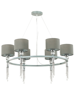Люстра подвесная SANTIAGO, хром/серый (4515/6) Lumion