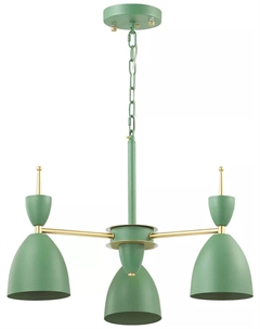 Люстра GEMMA, зеленый/золото (3785/3) Lumion