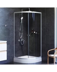 Душевой уголок X-Joy 80х80 хром матовый Am.pm.