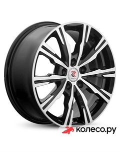 Литой диск B221 7.5x17/5*114.3 D67.1 ET46 BK/FP Replikey