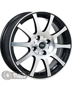 Литой диск MGM-2 6x15/4x100 D60.1 ET40, Черные Megami