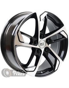 Литой диск R037 7x17/5x114.3 D66.1 ET40, Черные Rst