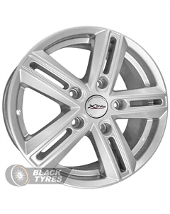 Литой диск X-123 6.5x16/5x139.7 D98 ET40, Серебристые X-trike