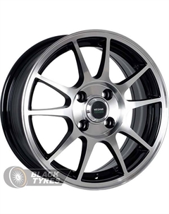 Литой диск MGM-5 6x15/4x100 D60.1 ET40, Черные Megami
