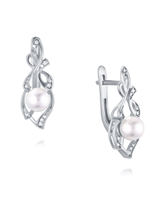 Серьги из золота Адамас