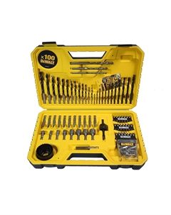 Набор сверл и насадок DT71563, 100 предметов в пластиковом кейсе Dewalt