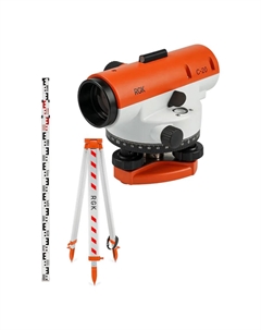 Комплект 3в1 778220: нивелир C-20 + штатив + рейка 3м Rgk
