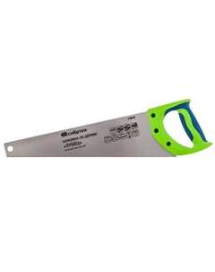 Ножовка по дереву для точных пильных работ "Зубец" 23828, 400 мм, каленый зуб 2D, 14 TPI, двухкомпонентная рукоятка Сибртех