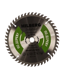 Диск пильный Industrial HW186, дерево, 185х20/16, 48Т Hilberg
