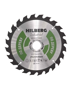 Диск пильный Industrial HW216, дерево, 216*30*24Т Hilberg