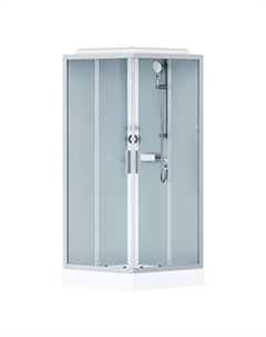 Душевая кабина Gem 90x90 W90C-403-090MT стекло прозрачное, профиль матовый хром Am.pm.