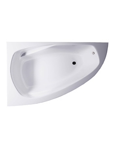 Ванна из литьевого мрамора Тиора 154.5х105 01010023 левая, белая глянцевая Astra form