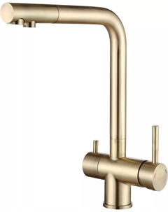 Смеситель для кухни Skalen Sk213020-BG брашированное золото Paulmark