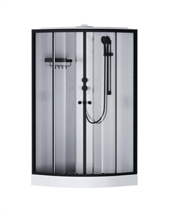 Душевая кабина X-Joy 100x100 W94C-401-100BT стекло прозрачное, профиль черный Am.pm.