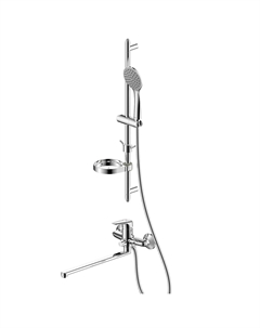 Смеситель для ванны с душем SET LM7305C хром Lemark