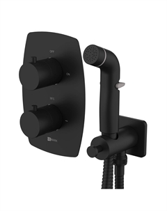 Гигиенический душ со смесителем для унитаза Ursus LM7240BL черный, с термостатом Lemark